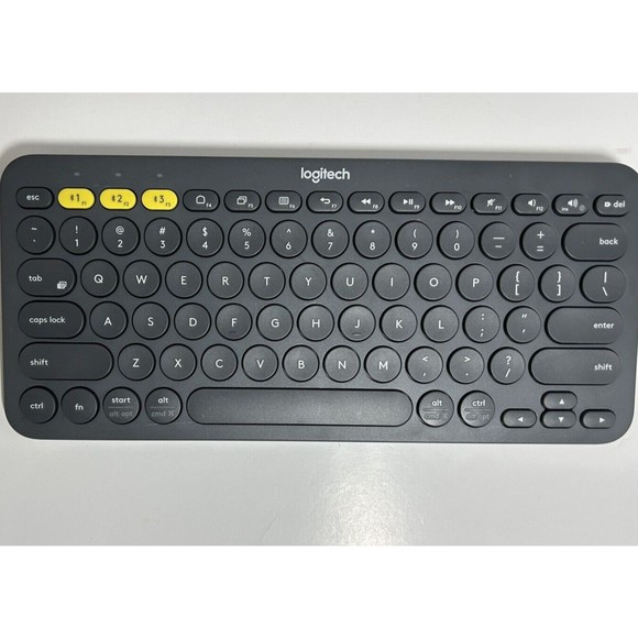 Logitech K380 Multi-Device Ultra Thin Wireless Bluetooth Keyboard Android IOS - Picture 3 of 8
